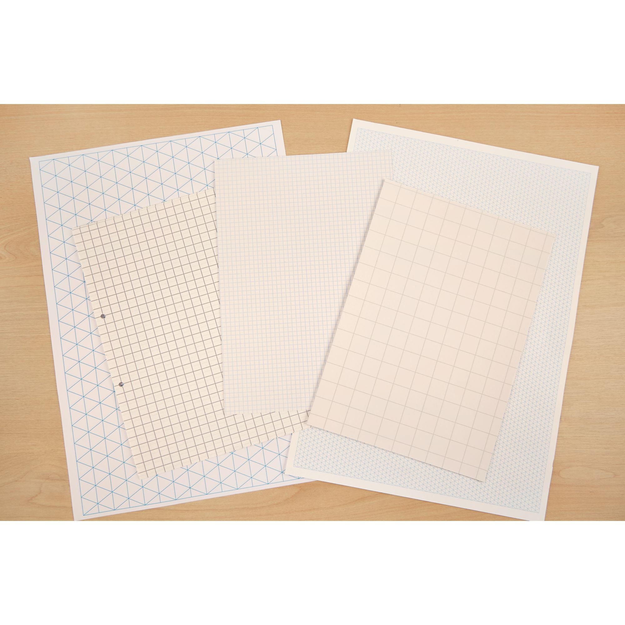 A3 Isometric Paper, 5mm Isometric Grid, Unpunched - 1 Ream